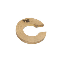 Mass,Brass,Slotted Mass 1g