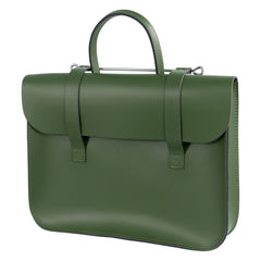 Oxford Traditional leather music case - Dark green