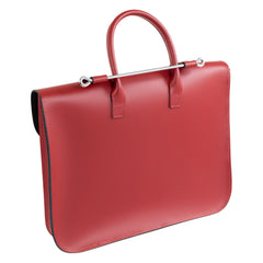 Oxford Traditional leather music case - Red
