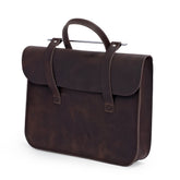 Oxford Traditional leather premium music case - Cacoa