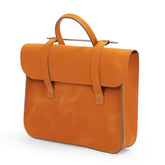 Oxford Traditional leather premium music case - Orange