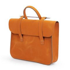 Oxford Traditional leather premium music case - Orange