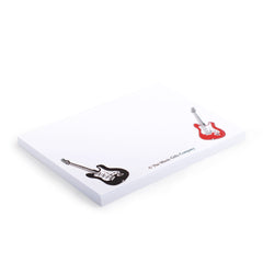 Sticky Notes with electric guitars design