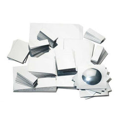 Bulk pack of 165 plastic mirrors , pack of 165