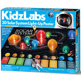 KidzLabs - 3D Solar System Light-Up Poster (5 Years +)