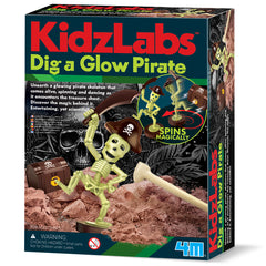 Kidzlabs - Dig a Glow Pirate (5 Years +)