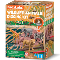 Kidzlabs - Wildlife Animal Digging Kit (5 Years +)