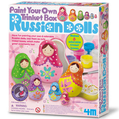 Paint Your Own Trinket Box - Russian Dolls (5 Years +)