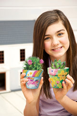 KidzMaker - Paint Your Own Terracotta Flower Pots (8 Years +)