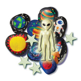 KidzMaker - Glow In The Dark - Space Rock Painting (5 Years +)