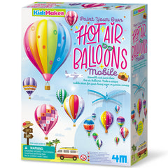 KidzMaker - Paint Your Own Hot Air Balloons Mobile (5 Years +)
