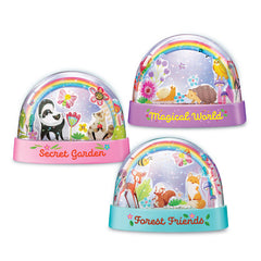 KidzMaker - Glitter Rainbow Snow Domes (5 Years +)