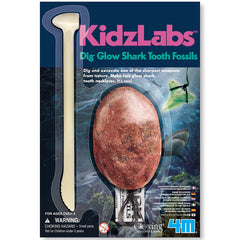 KidzLabs - Dig Glow Shark Tooth Fossils (5 Years +)