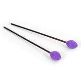 Percussion Workshop Vibraphone / marimba beaters pair - 4cm purple wool head – soft