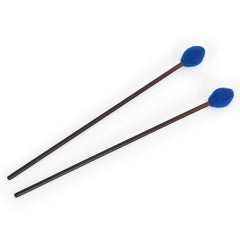 Percussion Workshop Vibraphone / marimba beaters pair - 3.3cm blue wool head – medium