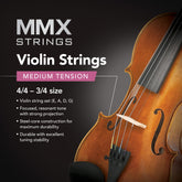 MMX 3/4 - 4/4 violin string set