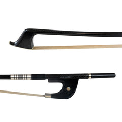 MMX Carbon composite German 3/4 double bass bow with ebony frog