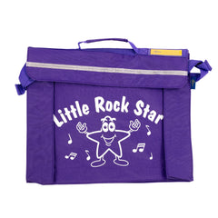 Primo music bag with \'Little rock star\' design - Purple