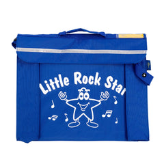 Primo music bag with \'Little rock star\' design - Royal blue