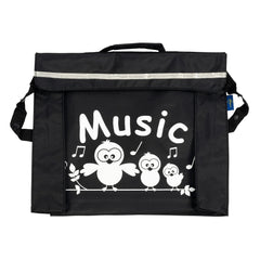 Primo music bag with \'Music\' bird design - Black