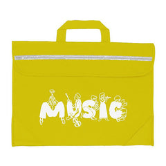 Duo music bag with musician design - Yellow