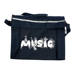 Primo music bag with musician design - Navy blue