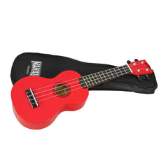 Mahalo Rainbow soprano ukulele - Red