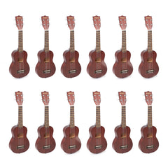 My School Ukulele soprano ukes carton of 12 - Natural