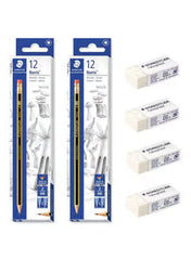 Staedtler, Pk=122-HBA-53 2pkt+526-B40 4pc