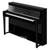 Yamaha AvantGrand NU1XA hybrid upright piano – Polished Ebony