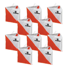 BRITISH ORIENTEERING FLAG 6CM, SET OF 10