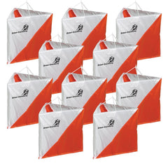 BRITISH ORIENTEERING FLAG 15CM, SET OF 10
