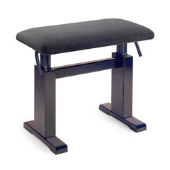 Stagg PBH780 hydraulic adjustable piano stool - Black gloss, black velvet