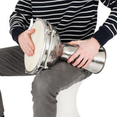 Percussion Plus embossed nickel doumbek – 10 inch