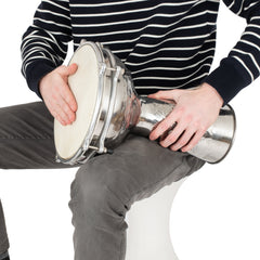 Percussion Plus embossed nickel doumbek – 10 inch