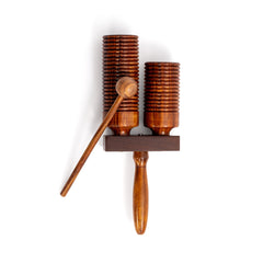 Percussion Plus wooden double agogo bells