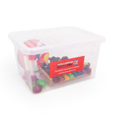 Percussion Plus plastic storage box with lid - 11 litres