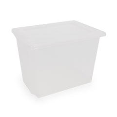 Monarch 40L extra strong storage tray - Clear