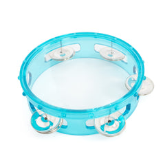 Percussion Plus 6\" transparent tambourine - Blue