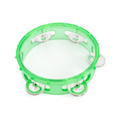 Percussion Plus 6\" transparent tambourine - Green