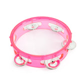 Percussion Plus 6\" transparent tambourine - Pink