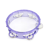 Percussion Plus 6\" transparent tambourine - Purple