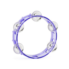 Percussion Plus 6\" transparent tambourine - Purple