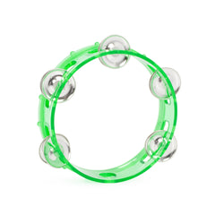 Percussion Plus 6\" transparent tambourine - Green