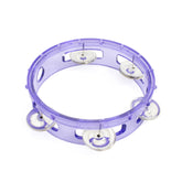 Percussion Plus 6\" transparent headless tambourine - Purple