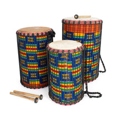 Percussion Plus Honestly Made Ghanaian dundun set of 3 - medium