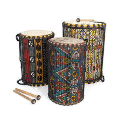 Percussion Plus Honestly Made Ghanaian dundun set of 3 - large