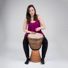 Percussion Plus Ghanaian djembe 20 player pack - rope tuned