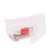 Percussion Plus clear plastic storage box - 31 litres