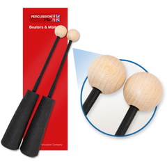 Percussion Plus PP755 Easy Grip hard wooden beaters